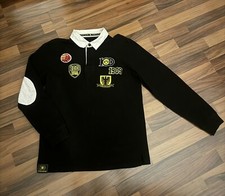 BVB Borussia Dortmund 100 Jahre Echte Liebe- Poloshirt - Langarm schwarz  Gr.M