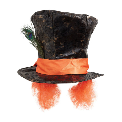 Mad hatter zylinder mit haar - hatter,