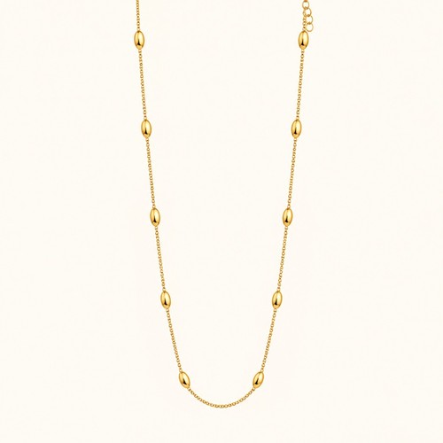 Damen halskette gold - gold, pvd