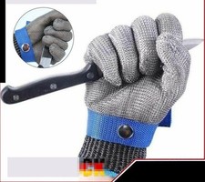 Edelstahl Stechschutzhandschuhe Kettenhandschuh Sicherheits-Handschuh Metzger