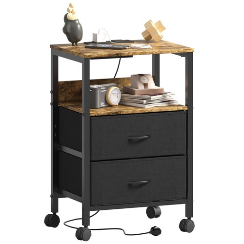 Bedside table with - bedside,
