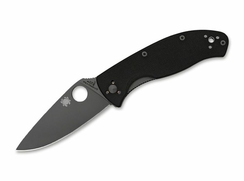 Spyderco tenacious black plain - tenacious,