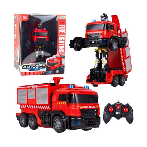 Feuerwehr roboterauto 1 - feuerwehr-roboterauto, 2-in-1
