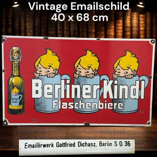 Vintage alt berliner kindl - vintage,