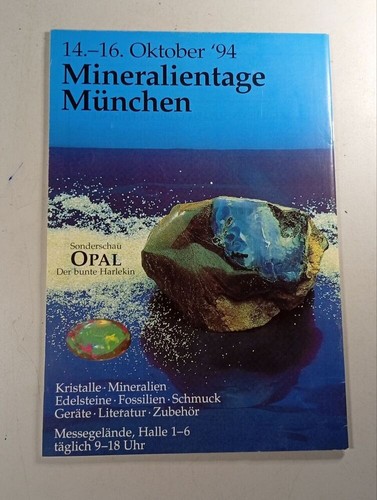 Mineralientage münchen 1994 - münchen, |