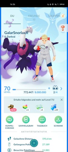 Pokémon account lvl 70 - lvl,