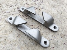 2x DDR Alu Aluminium Haken Vintage Boot Festmacher Seil Klampe Kajak Boot Kahn