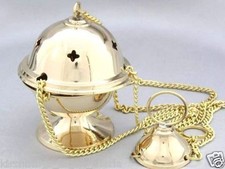 Weihrauchfass Messing Handarbeit Weihrauchschwenker Кадильница латуная подвесная