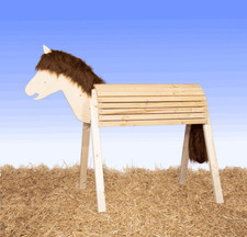 Holzpferd Voltigierpferd 100