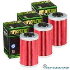 3X HIFLO Premium Ölfilter HF155