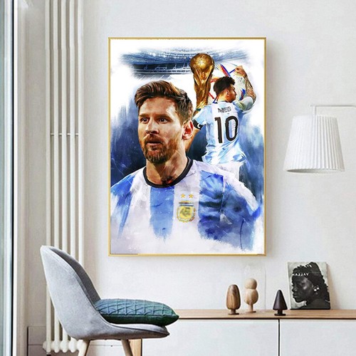 Poster fußball messi mit - poster,
