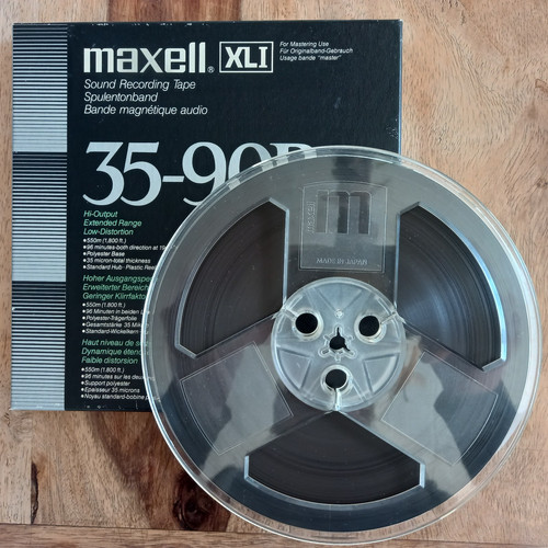 Tonbandspule maxell cm - tonbandspule,