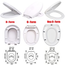 Neu Toilettendeckel WC Sitz