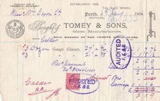 Tomey & Sons Logo Perth 1906