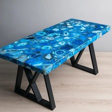 Blau Achat Kaffeetisch –