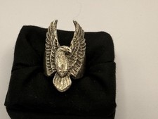 massiver ring 925 silber herren,Bikerring, Harley-Davidson,Eagle