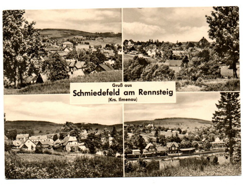 Ansichtskarte schmiedefeld - ansichtskarte,