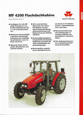 Massey Ferguson, MF 4200 Flachdachkabine, Prospekt, Traktor