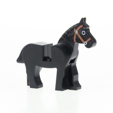1x Lego Animal Horse Black