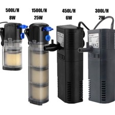 Aquarium Innenfilter Aquarienfilter Filter der regelbaren 300/450/500/1500 L/H