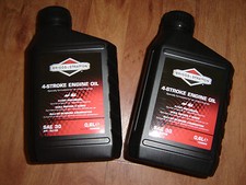 2x Briggs & Stratton 4-Takt Motor Öl  SAE 30  0,6L Rasenmäher Ölwechsel Ölfilter