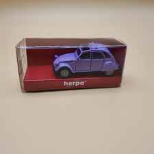 Citroen 2 CV lila mit Faltdach