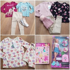Mädchen Paket, Set 14tlg alles Neu 116 122 Spielzeug La Shirt Hose Mütze Jacke