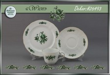 3er Kaffeegedeck Seltmann Weiden Wien Dekor 26493 blumen