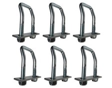 6x U-Bügel Zurrbügel gebogen