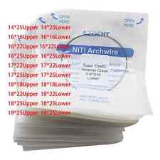 6 Forms Dental Ortho Arch Wires Stainless Steel / NIti Super Elastic Rectangular