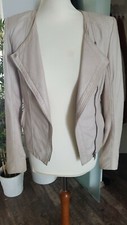 Lederjacke Drykorn 36 Beige 