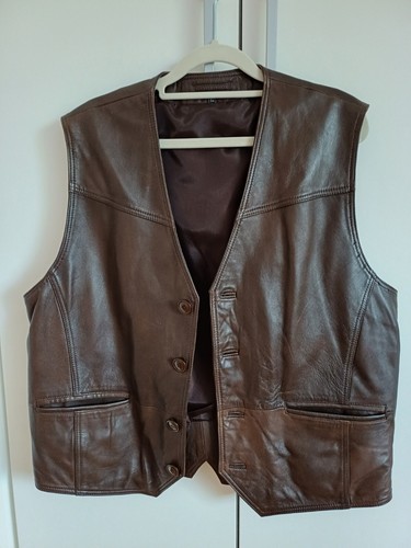 Herren lederweste lammnappa - herren,