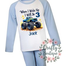 Monstertruck Schlafanzug 3