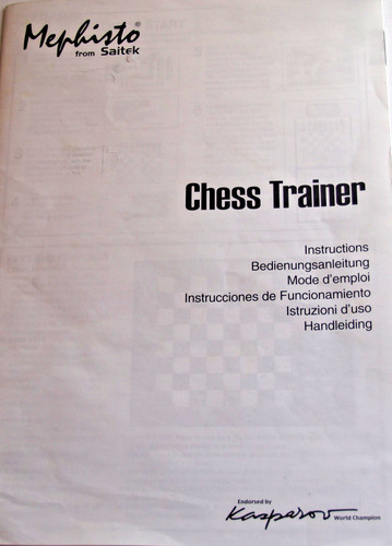 Bedienungsanleitung chess - bedienungsanleitung,,