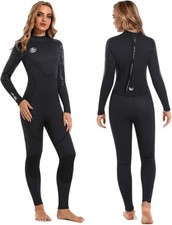 Neoprenanzug 3mm Schwarz Wetsuit Herren Damen Schwimmen Tauchen Surfen
