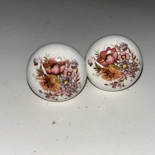 2  Flower Look Drawer Knöpfe Door Knobs Schrank Schubladen