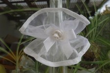 Kerzenrock Tropfschutz  Kommunion Taufe NEU weiß D3-5cm