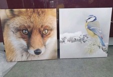 Keilrahmen Leinwand Bilder 60x60 Cm - Neu - 2 STÜCK 