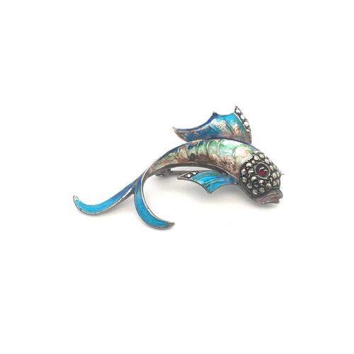 Brosche form eines fisches - brosche,