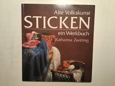 Alte Volkskunst Sticken Ein