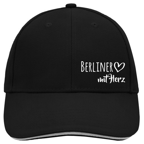 Cappy mütze berliner mit herz - mütze,
