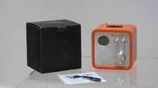 Popcube Bergmann Radio Uhr Wecker orange unbenutzt orignal Verpackt