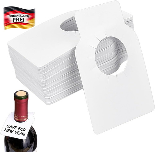 100 pvc weinflaschenetiketten - 100,