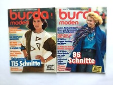 2x Burda Moden Magazine : Ausgabe  08/1985 u. 09/1985 (Nähen)