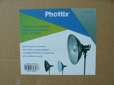 Phottix 51cm 20"  Beauty Dish MK II  Silber   + Wabe   + Diffusor   Bowens   NEU