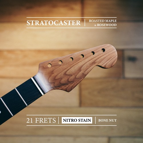 Stratocaster hals roasted - hals,