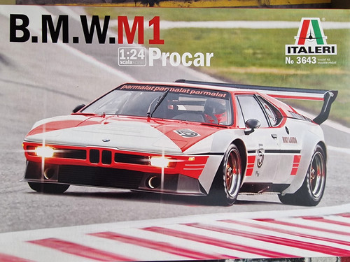 Italeri 3643 bmw procar - m1,