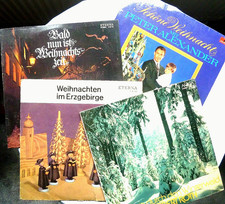 Schallplatten, Vinyl, Weihnachten, 4 LP