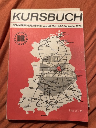 Kursbuch deutsche reichsbahn - kursbuch,