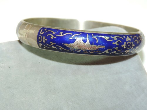 Blau emaille silber thailand - emaille,